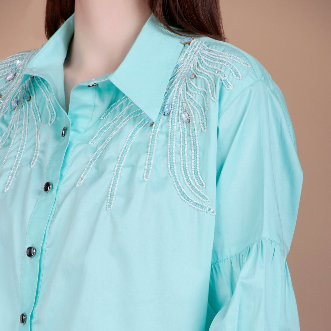 MINT WHISPER SHIRT
