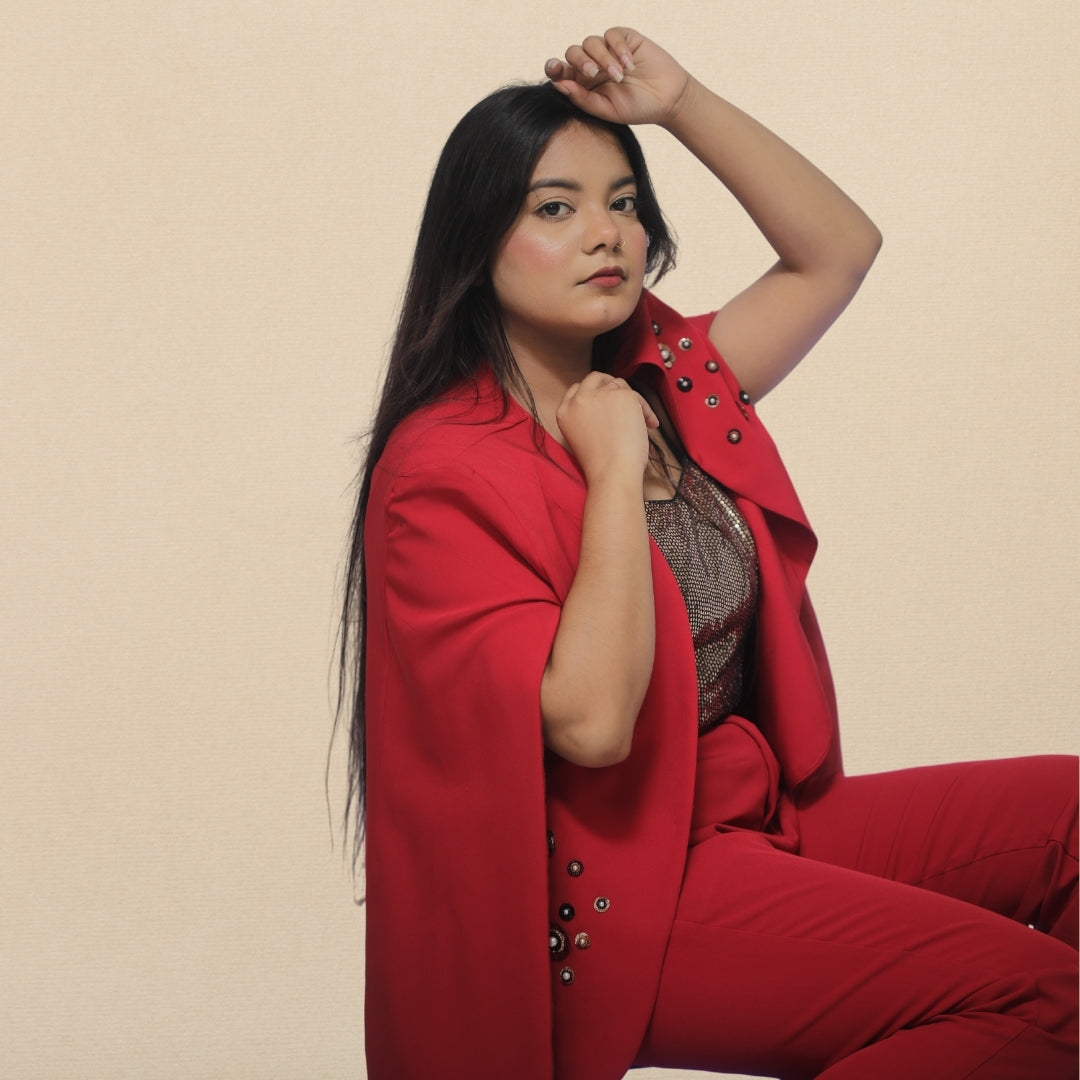 POWER LOOK BLAZER COORD SET