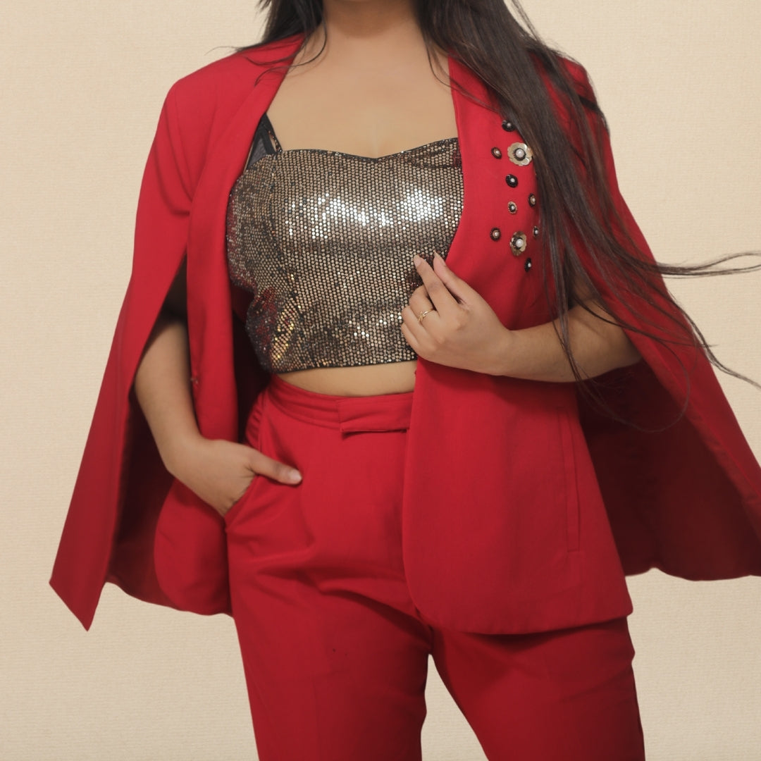 POWER LOOK BLAZER COORD SET