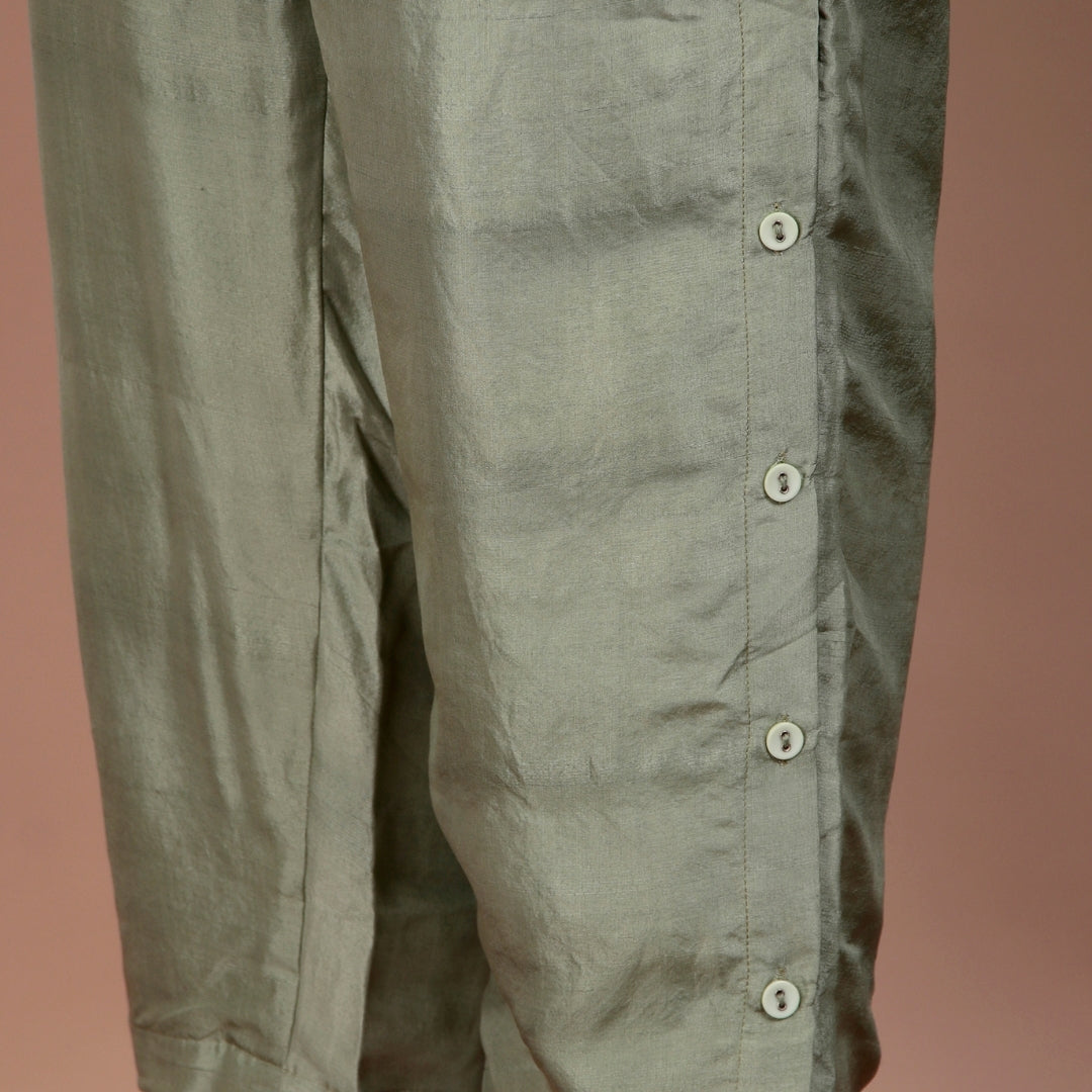 SAGE MEADOW EMBROIDERED CAPE CO-ORD SET