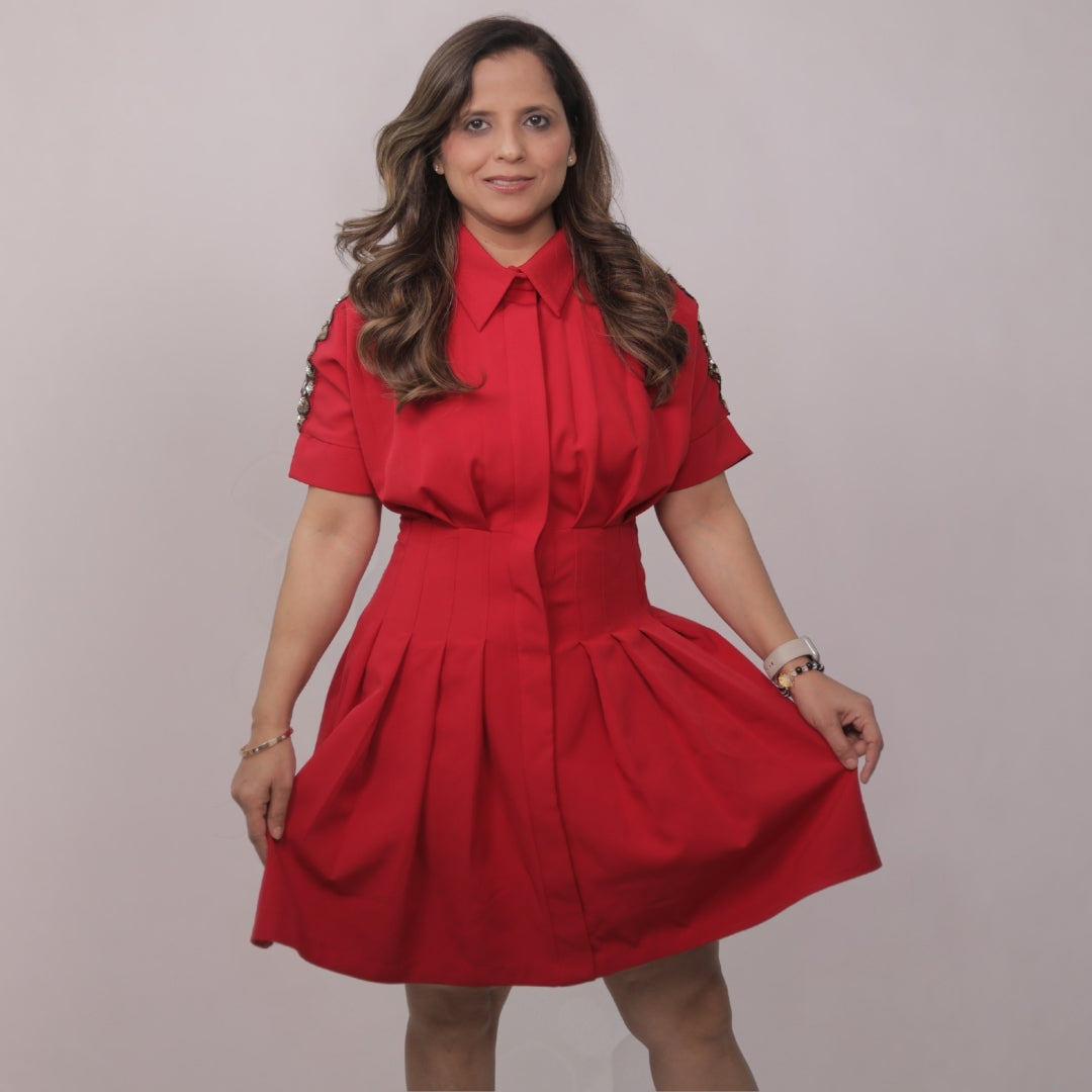 SCARLET ROMANCE MINI DRESS