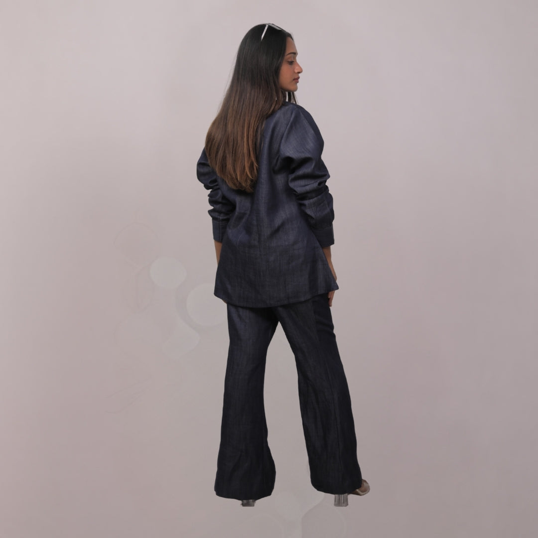 MID NIGHT DENIM CORD SET