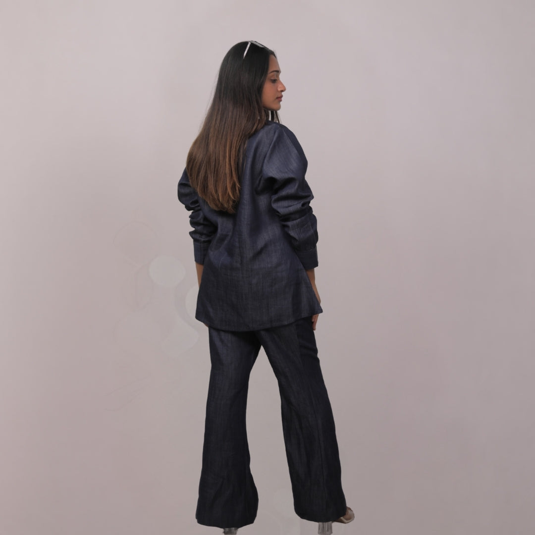 MID NIGHT DENIM CORD SET