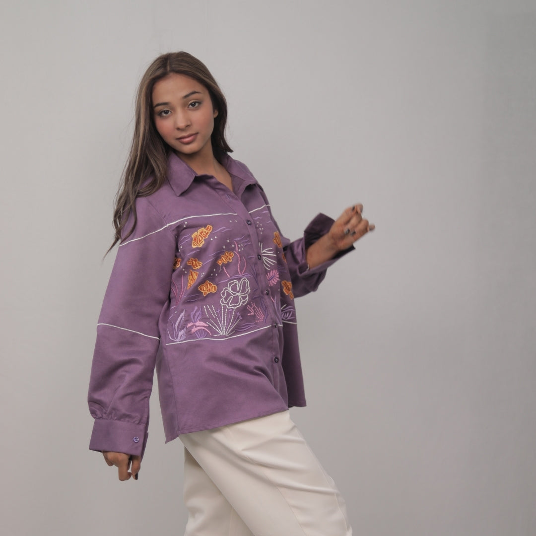 LILAC POP PATCH JACKET