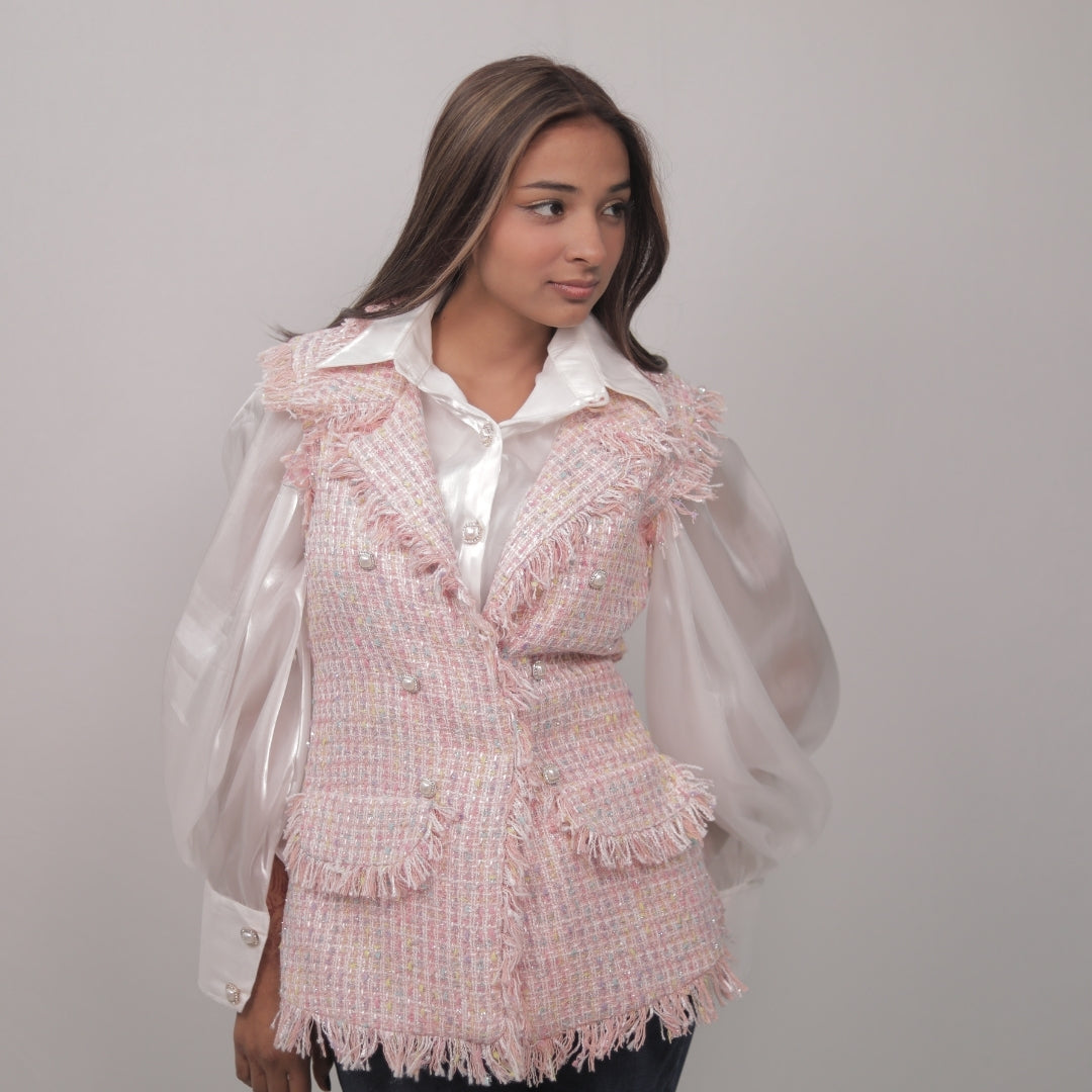 BLUSH FUR WINTER VEST