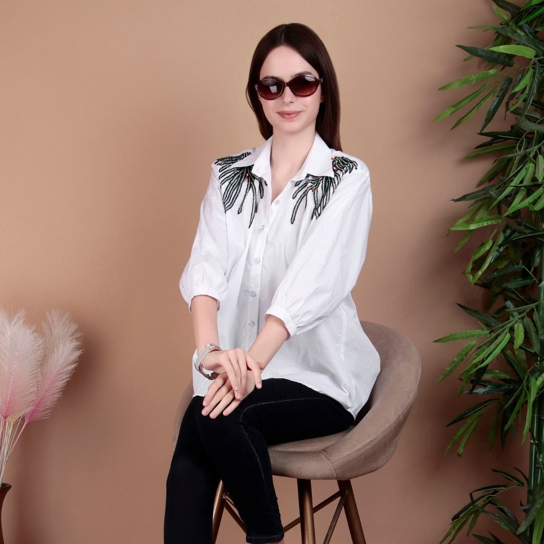 PREMIUM PEARL BLOOM SHIRT