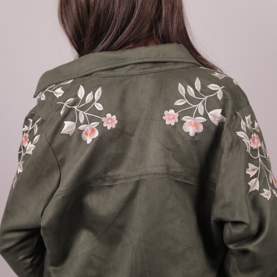 OLIVE WINTER PUFFER JACKET