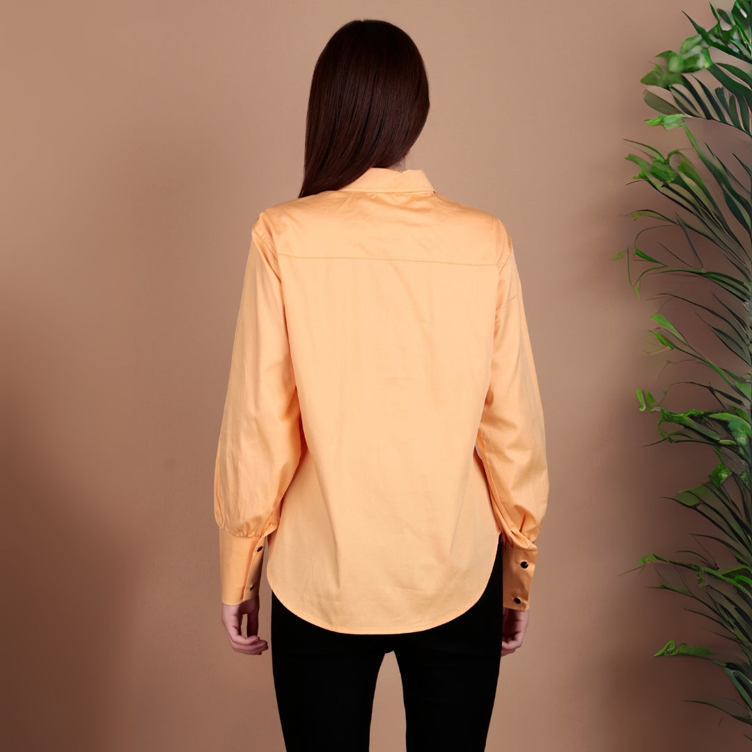 PREMIUM TANGERINE BLOOM SHIRT