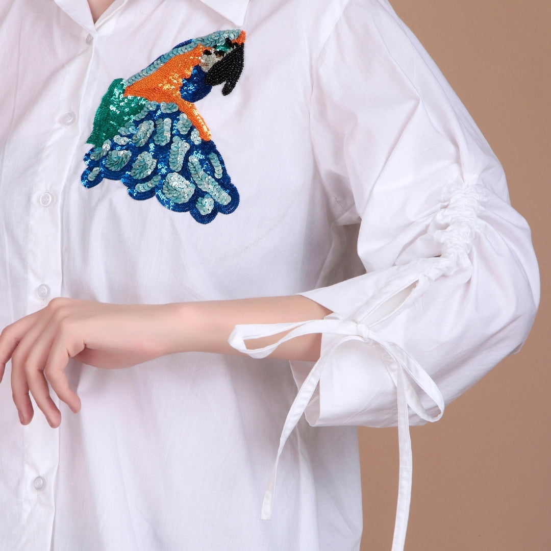 PEARL BLOOM SHIRT (PEACOAK)