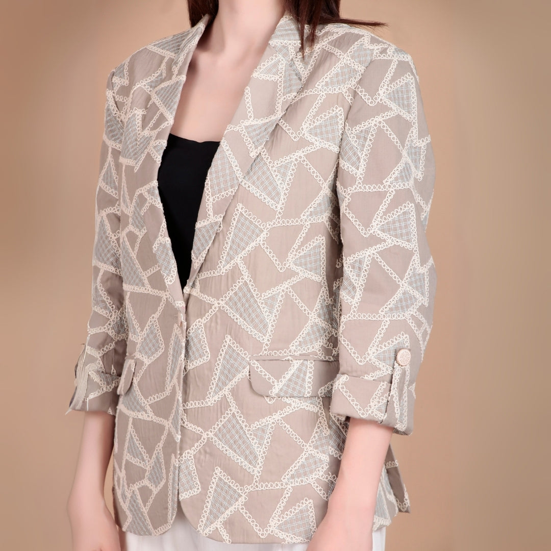 DESERT MUSE PRINTED BLAZER