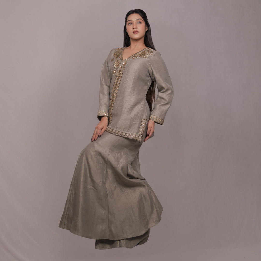 CHAMPAGNE SHARARA ROYAL SET