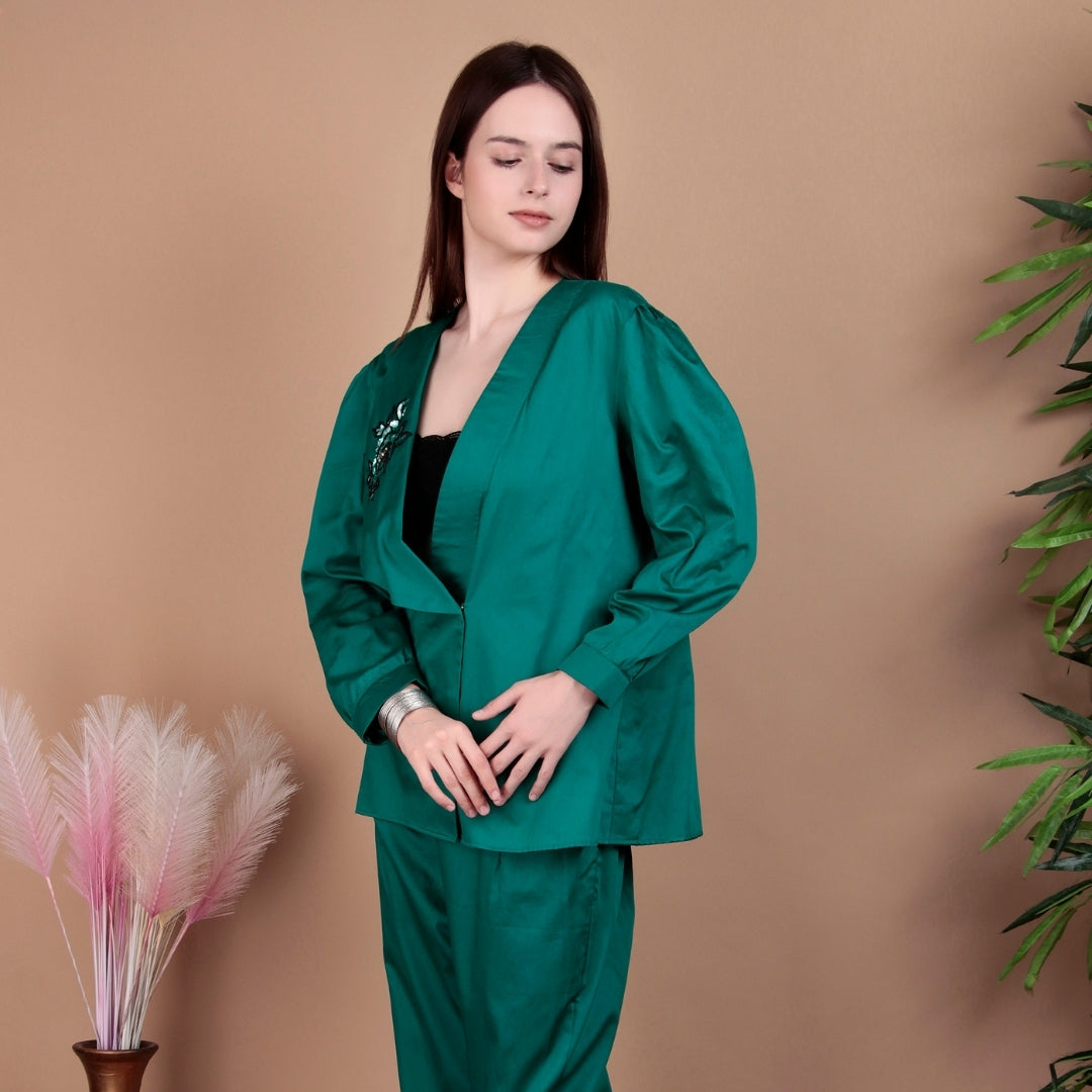 EMERALD ESSENCE (COTTON SHIRT)