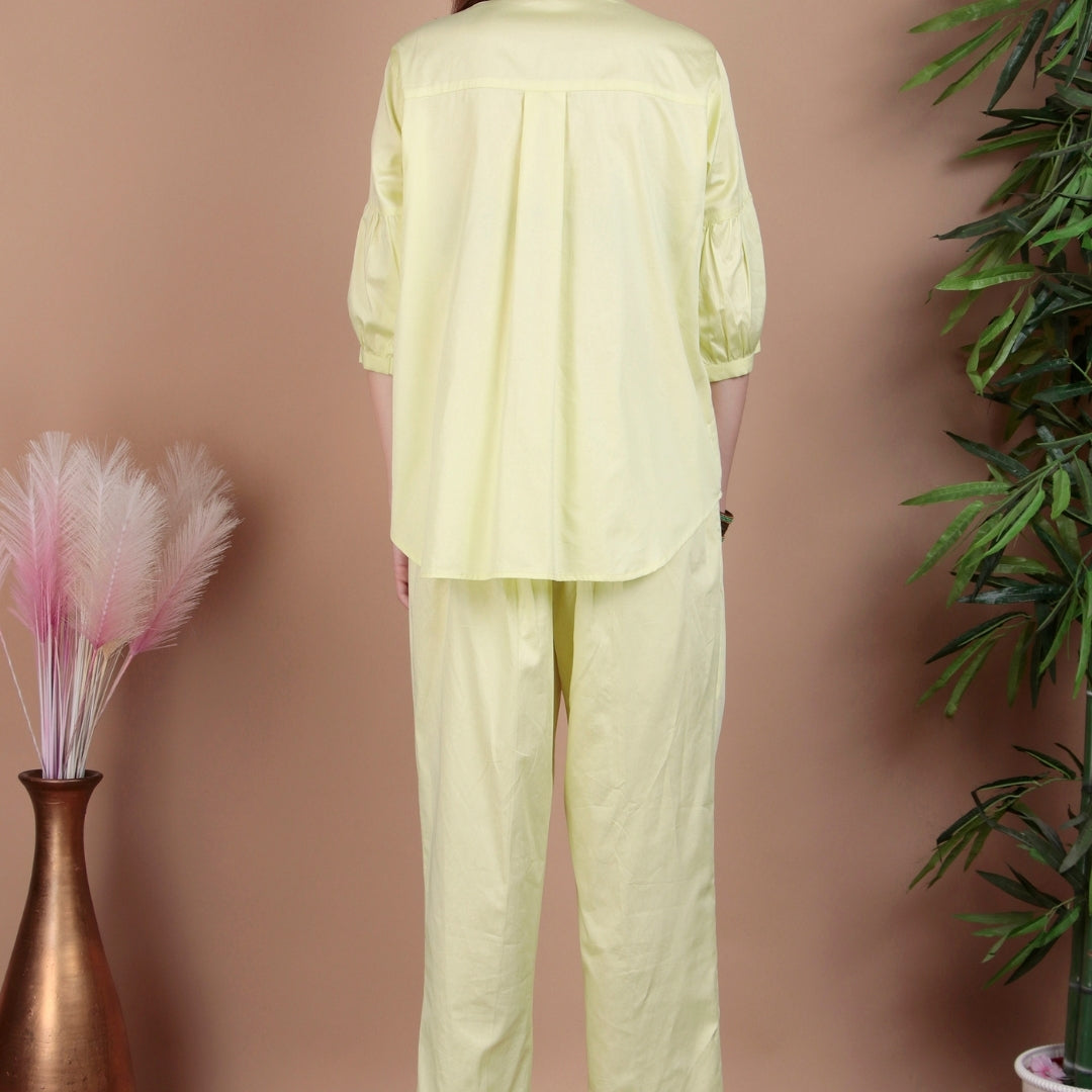 LEMON THREAD BLOOM (GREEN LEAFY)